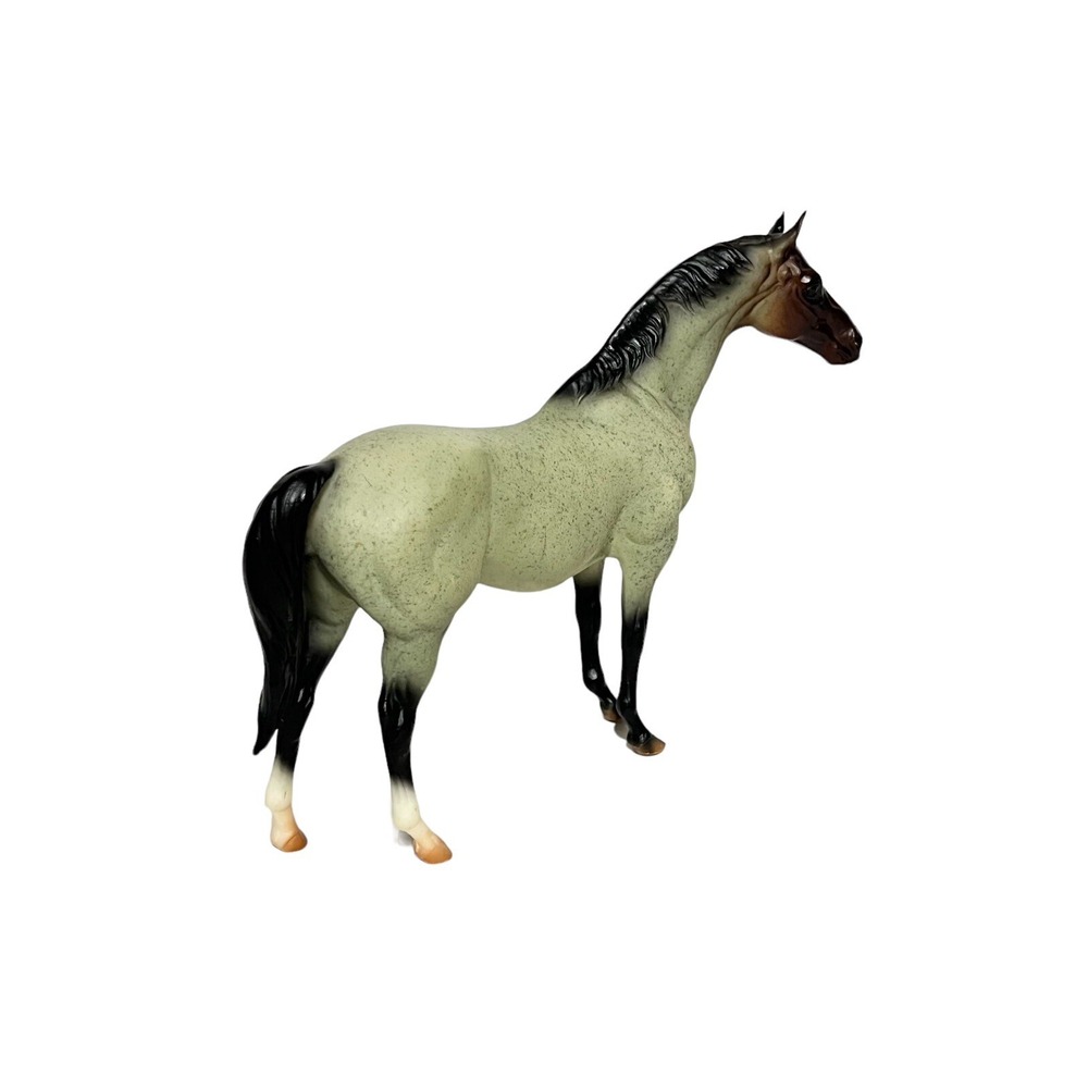 Breyer‎ Molding Co. Horse Speckled Mint Green Brown Face Vintage Figurine - Picture 2 of 12
